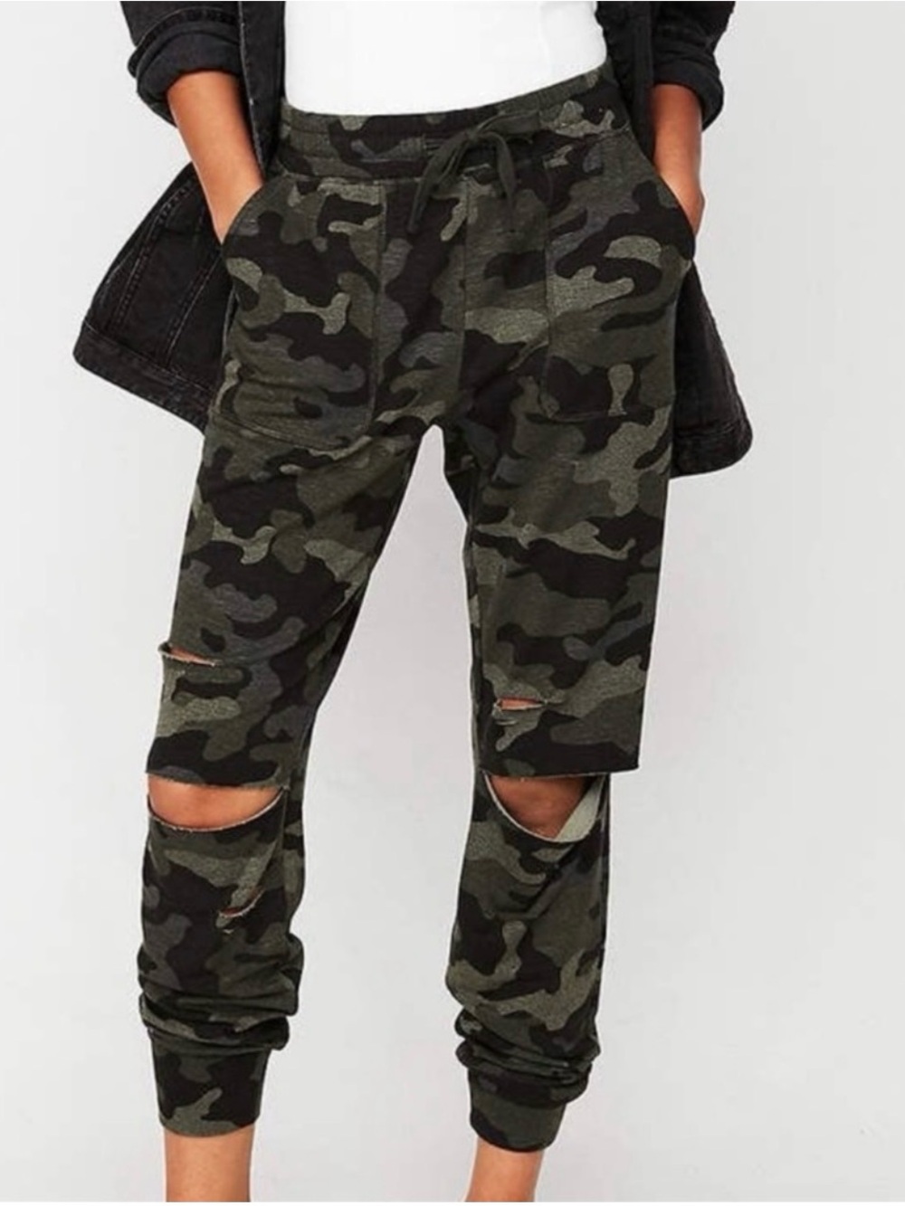 Express Camo Jogger Pants - Green Camouflage